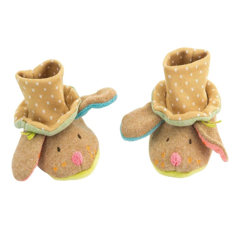 Top Hat Bunny Slippers By Moulin Roty